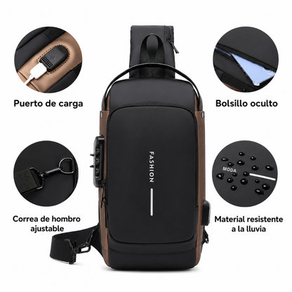Mochila Antirrobo USB Impermeable